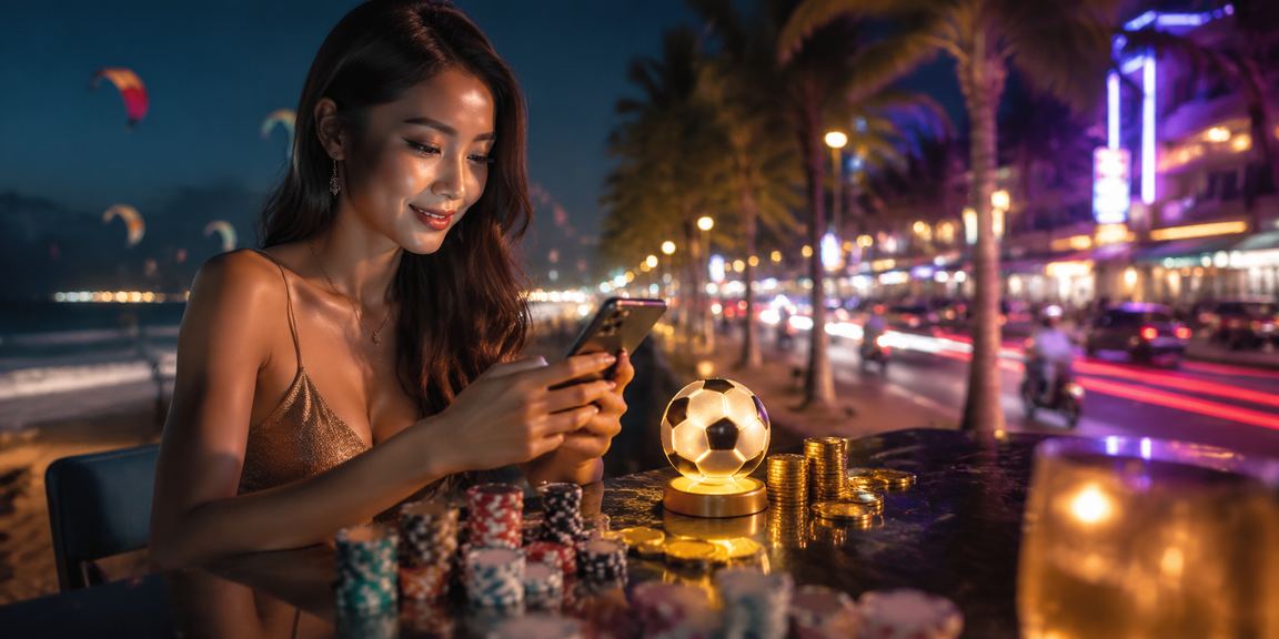 Người chơi đăng nhập tài khoản cá cược bóng đá tại Mui Ne